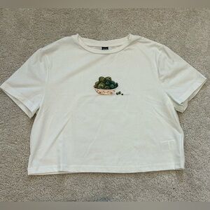 SHEIN Olive Basic Tee